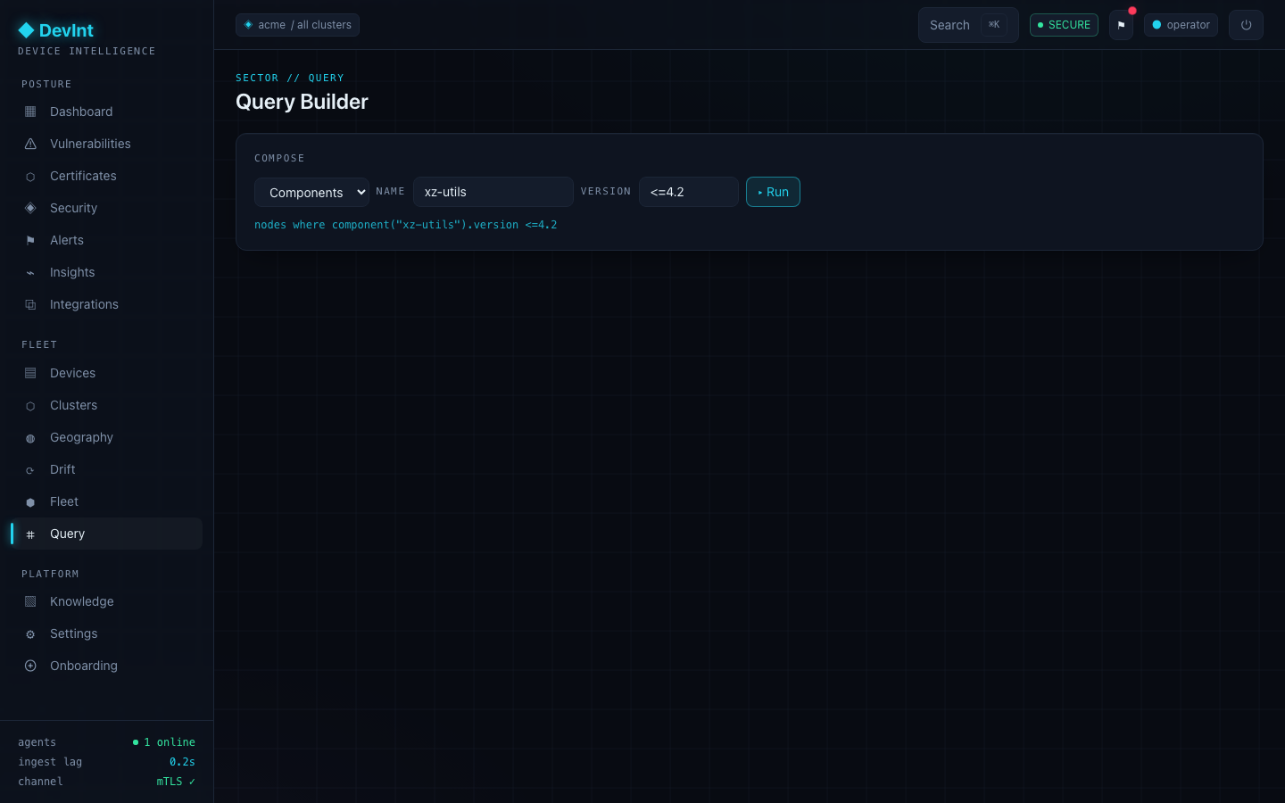 Query builder